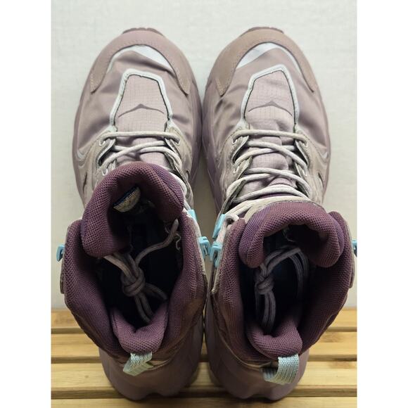 Hoka One Womens Purple Anacapa Mid GTX Gore-Tex Boots Size 8.5B - Picture 10 of 12